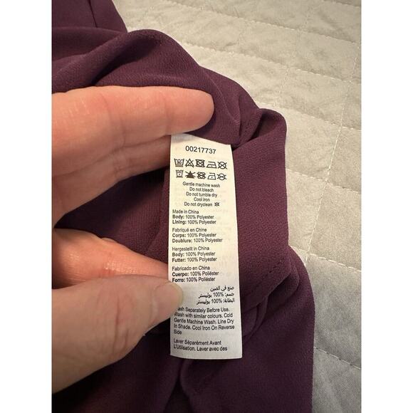 NWT Avenue Studio SZ 20 Flutter Cuff Ready For Work Wear Color Berry - Picture 10 of 11